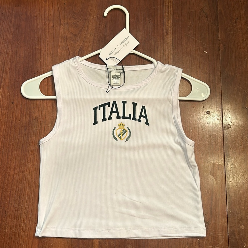 ITALIA Crop Tank 🇮🇹